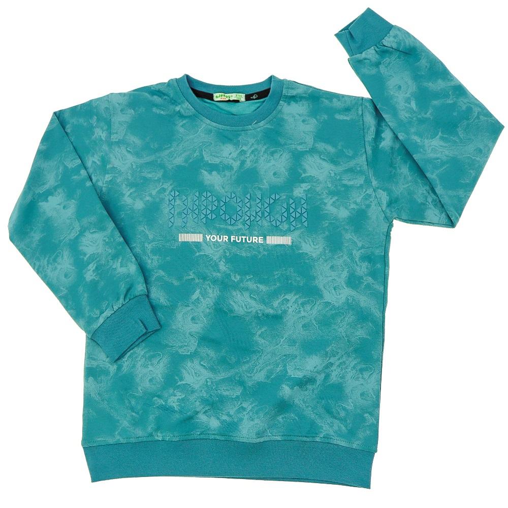 Bittoş Bts4190 Erkek Çocuk 2 İpBatik Desen Enjek. Baskılı Sweat 3-7 Yaş