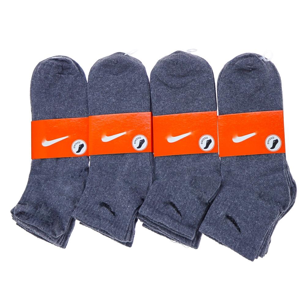 Nıke 5444 Erkek Dikişsiz Likralı Uzun Konç Patik Çorap