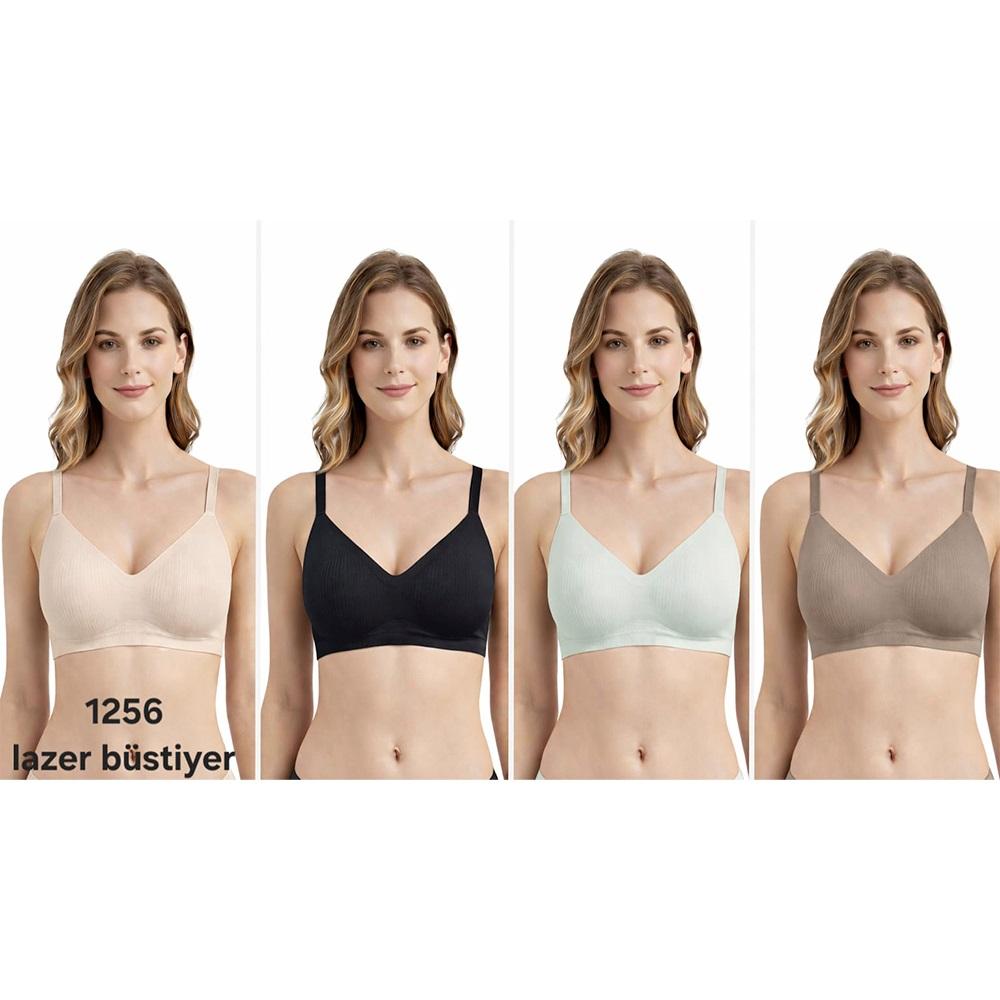 F.K 1256 Bayan Pedli Lazer Kesim Sütyen 75-90