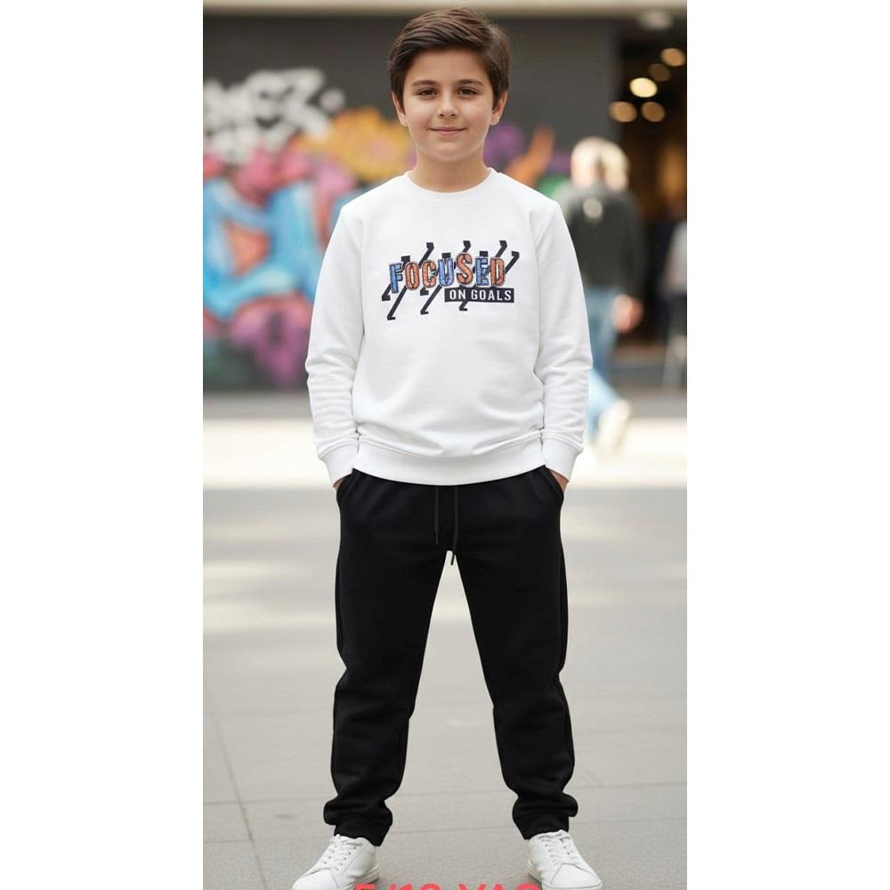 Bıcır Lıfe Erkek Çocuk Focused Baskısı Sıfır Yaka 2 Li Takım 5-8 Yaş