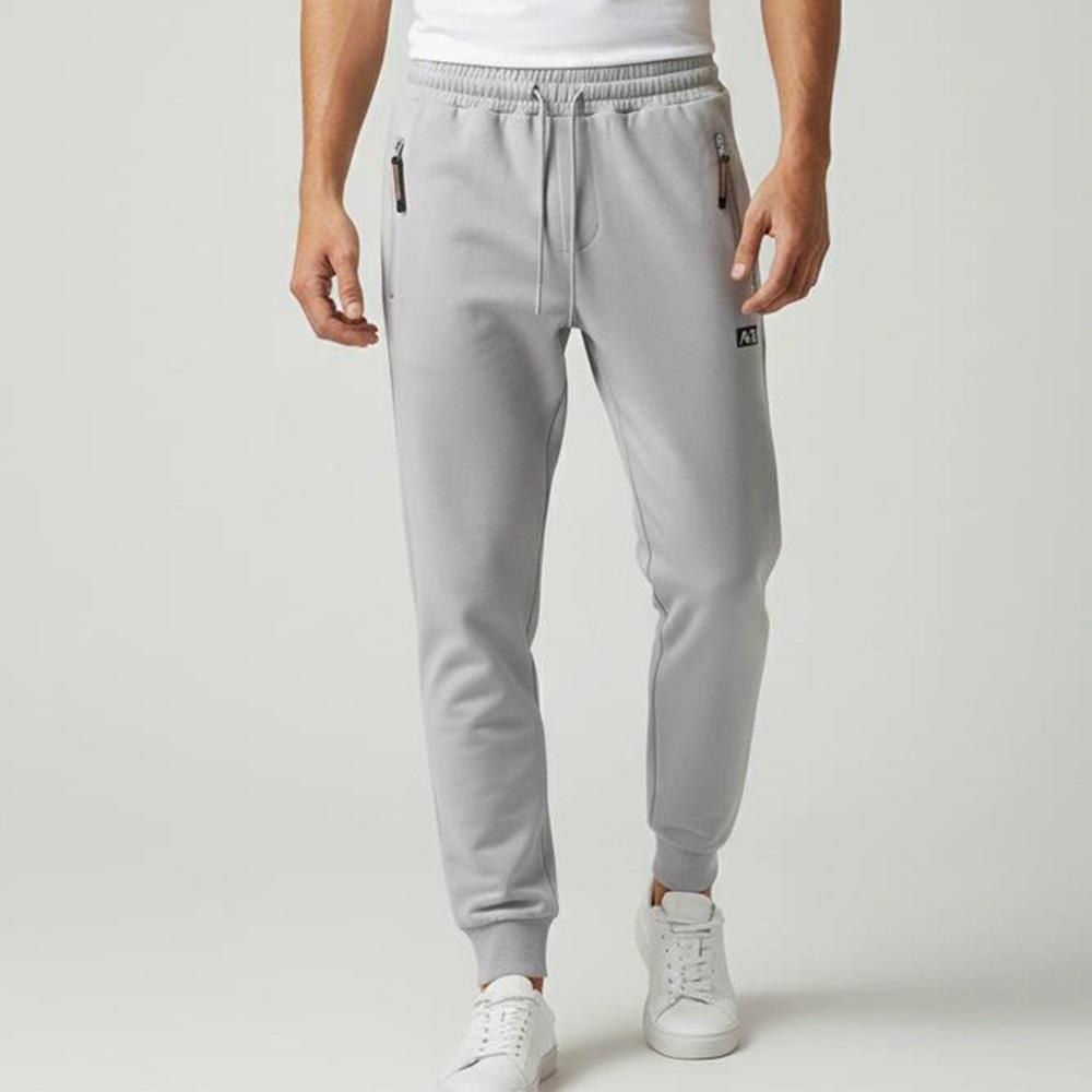 Blr K-1002 Erkek Kompak Ls Baskılı Ters Fermuarlı Arka Yapıştırma Paça Ribana Eşofman Alt S-2XL - 41030-Karışık Ren-S-M-L-XL-2XL