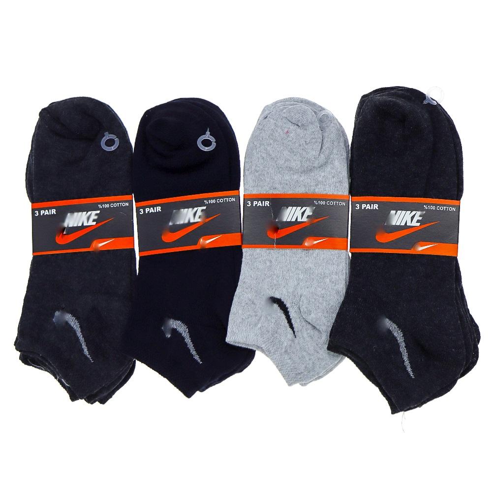 Nıke 5884 Erkek Likralı 3 Lü Patik Çorap