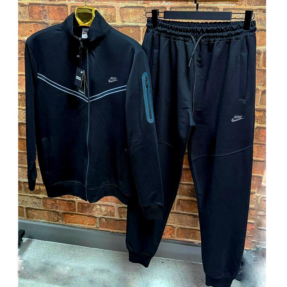 Nıke Erkek Kompak Nıke Baskılı Önü Kesik Paça Ribanalı Eşofman Takımı S-2XL - Karışık Renk - S-M-L-XL-2XL