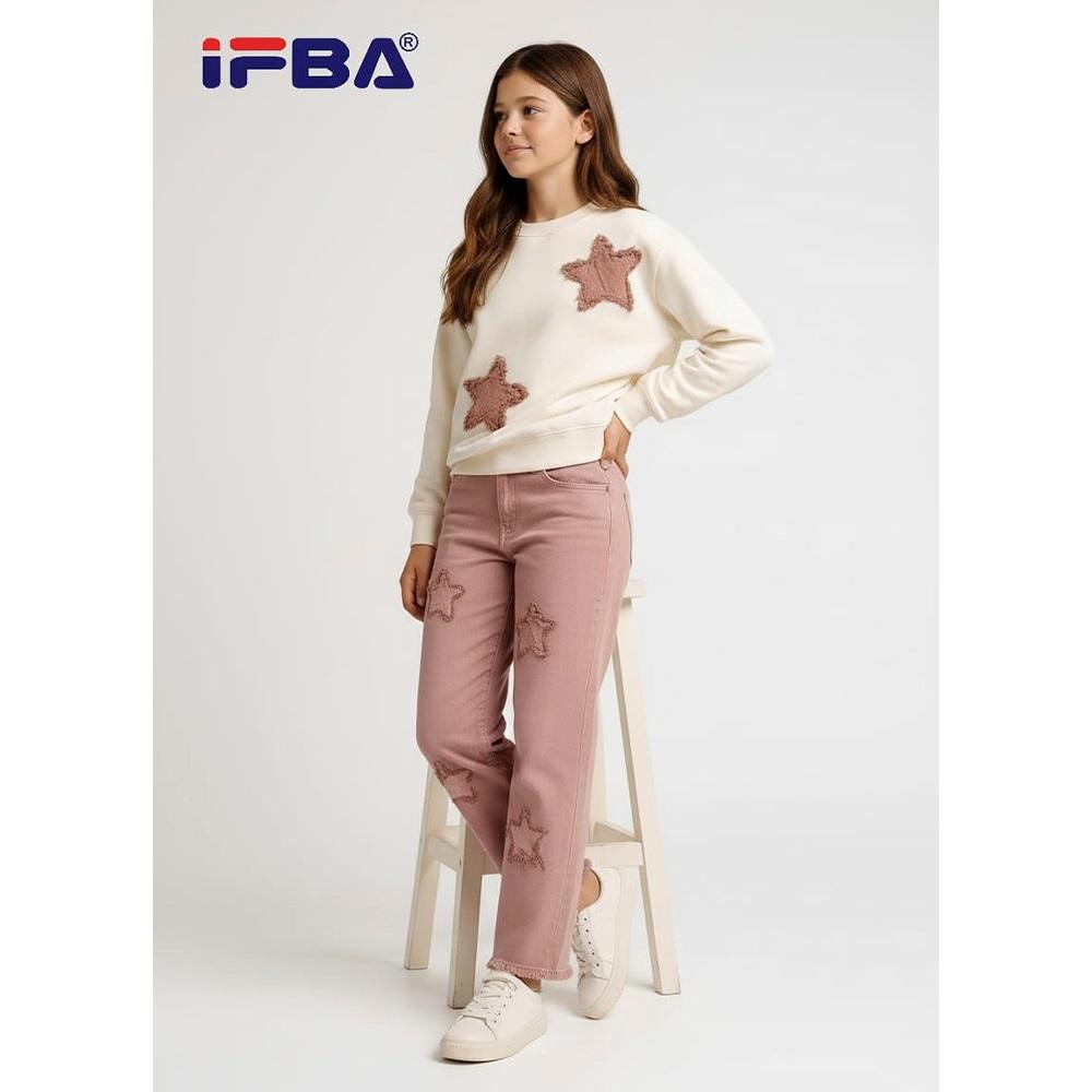 İfba Kids 16030 Kız Çocuk Pdf Yıldız Nakışlı Kotlu Takım 3-7 Yaş - Karışık Renk - 3-7 YAŞ