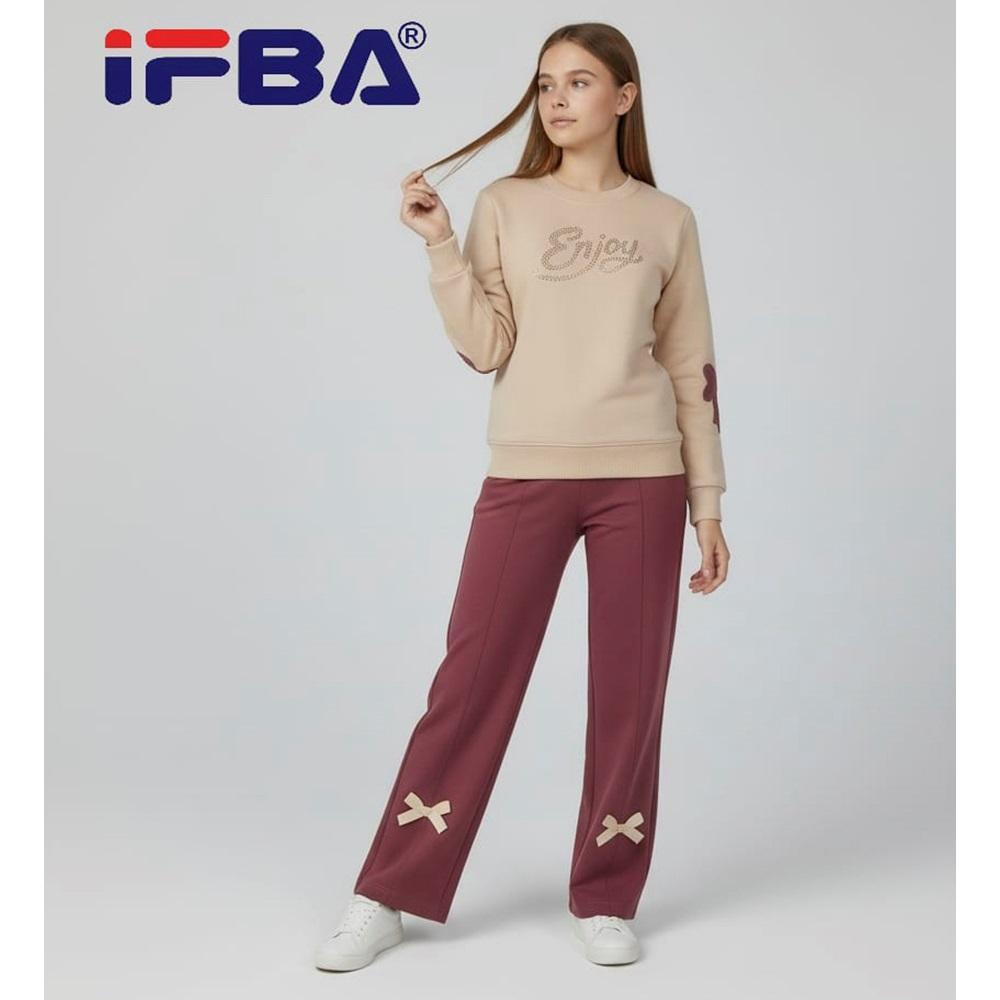 İfba Kids 16023 Kız Çocuk Taş Enjoy Baskılı Kol Fiyonklu Kotlu Takım 5-8 Yaş - Karışık Renk - 5-8 YAŞ