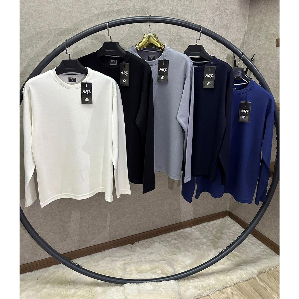 Srt 4871 Erkek Modal Sıfır Yaka Uzun Kol Oversıze Sweat S-2XL