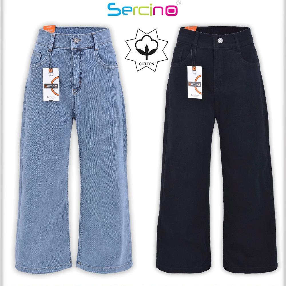 Sercino 19624 Erkek Çocuk Bertan Baggy Fit Pamuklu Kot Pantolon 11-15 Yaş