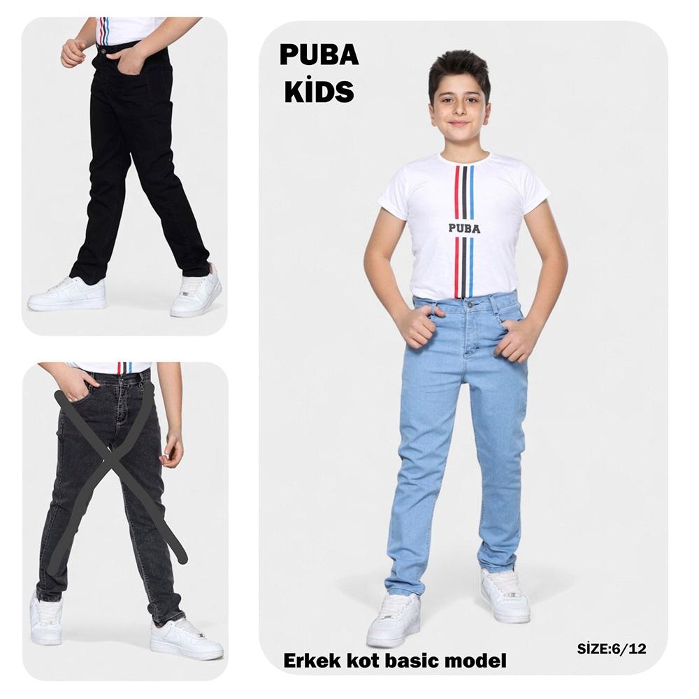 Paşacan 5104-1 Erkek Çocuk Cotton Pantolon 6-12 Yaş