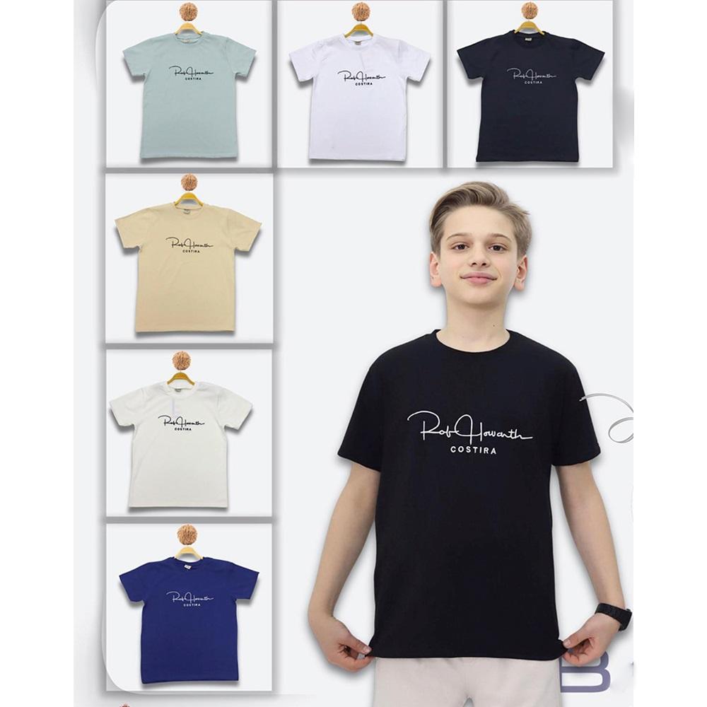 Barri 402639 Erkek Çocuk Penye Costıra Nakışlı Tişort 13-16 Yaş