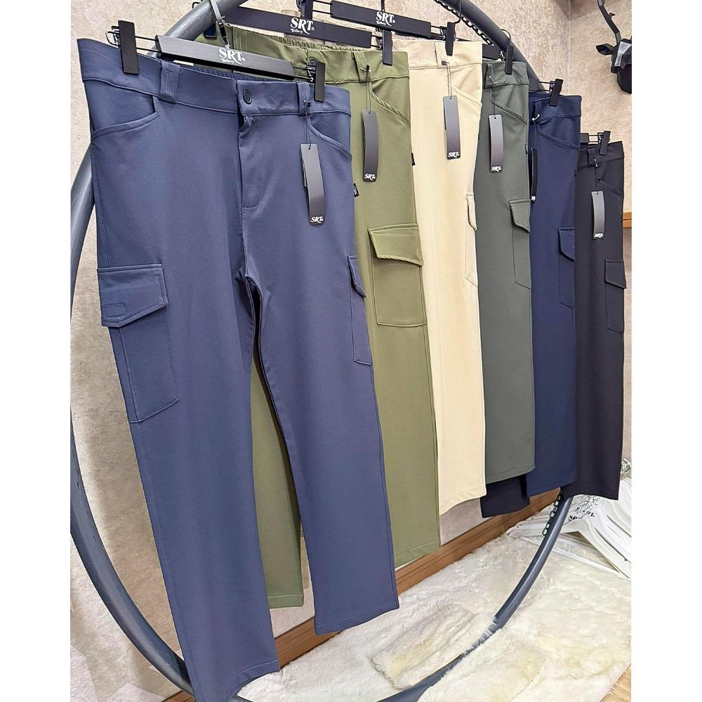 Srt A2390 Erkek Astrid Düğmeli Çift Komando Cepli Pantolon S-2XL