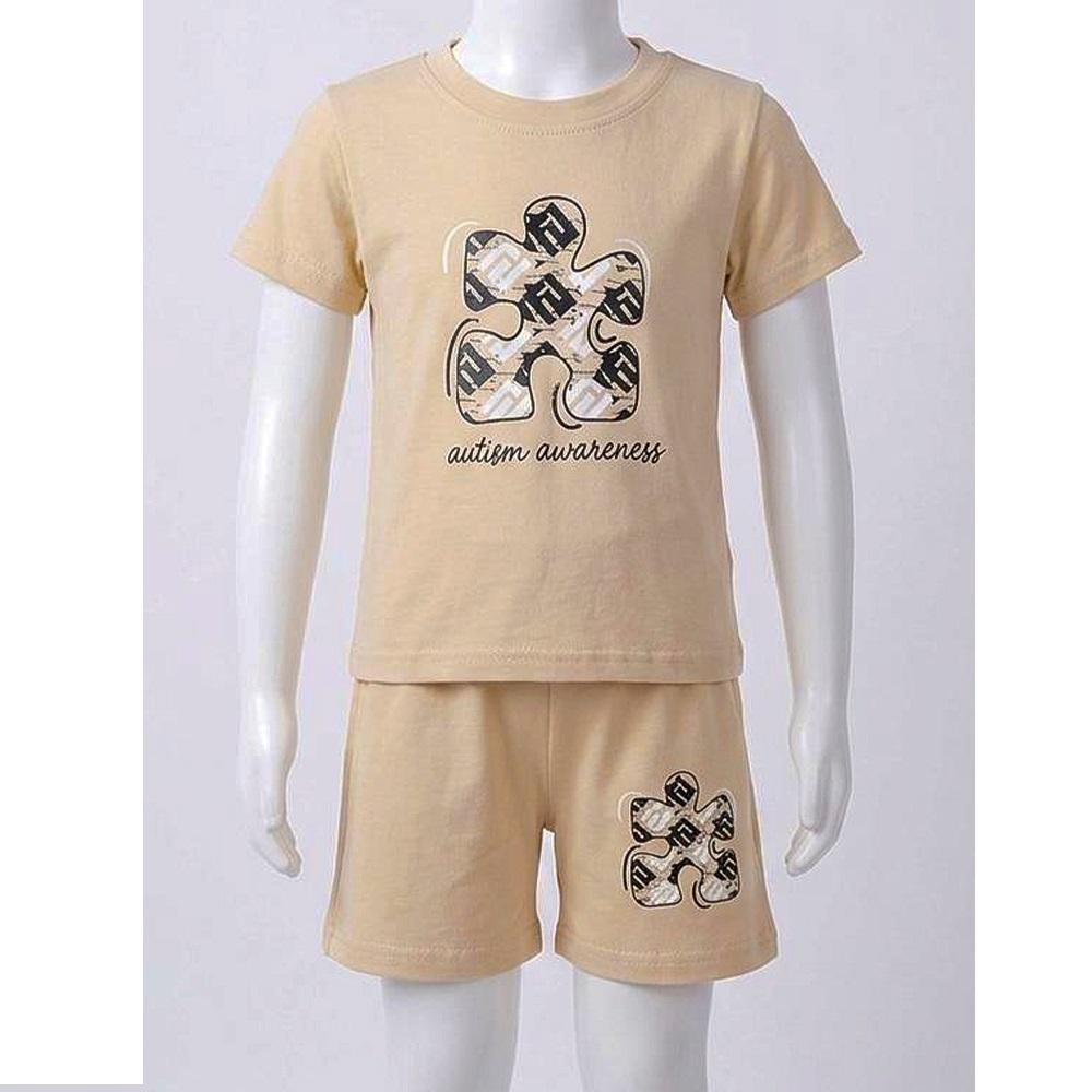 CMK KIDS 80140 Erkek Çocuk Baskılı Şortlu Takım 2-9 Yaş