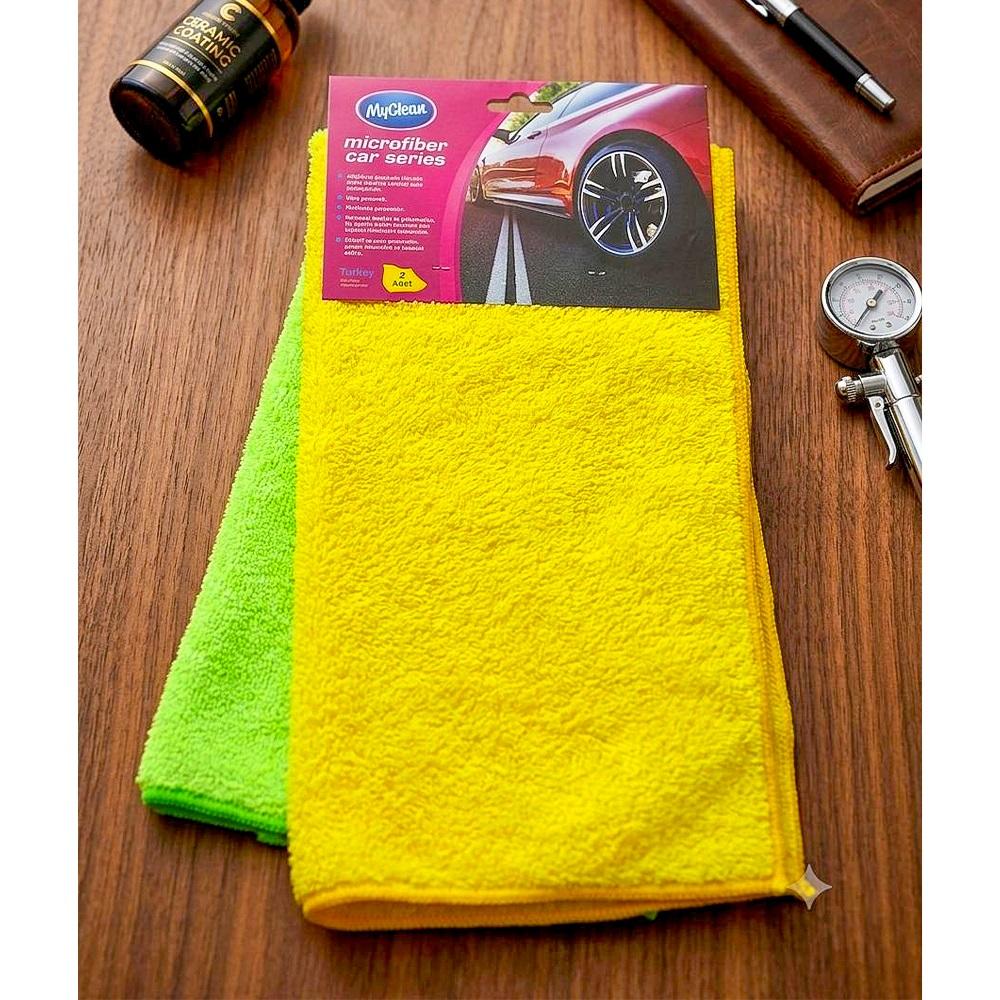 Myclean 238142 Microfiber 2 Li Araba Temizlik Bezi