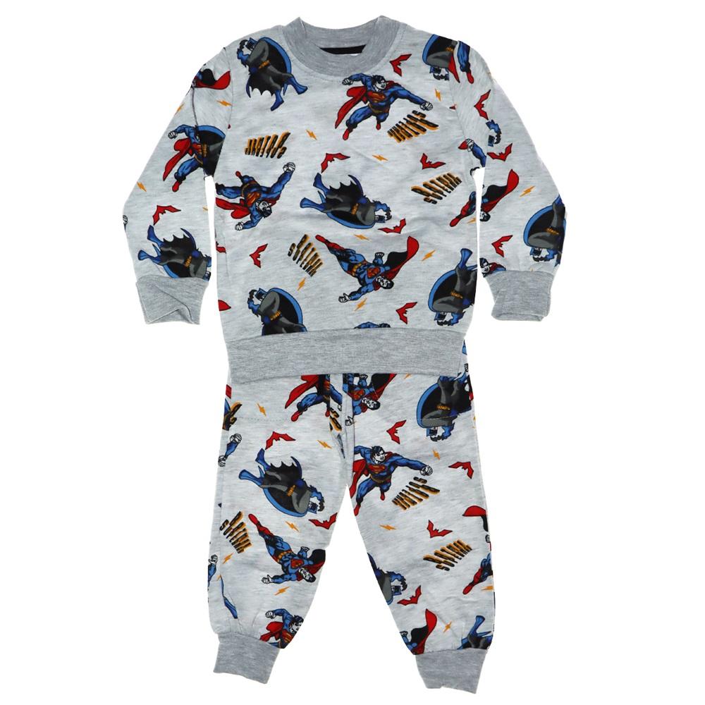 Erkek Çocuk Superman Desenli Sweatli Takım 3-4-5-6 Yaş