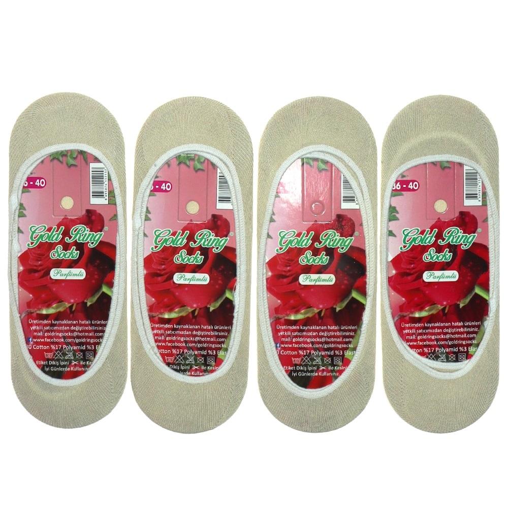 Gold Ring Bayan Parfümlü Likralı Babet Çorap