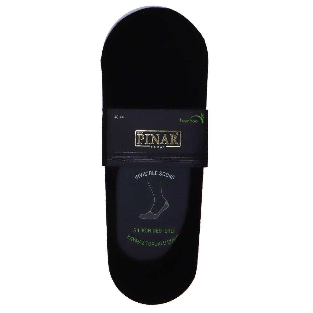 Pınar Erkek Bambu Silikonlu Likralı Babet Çorap