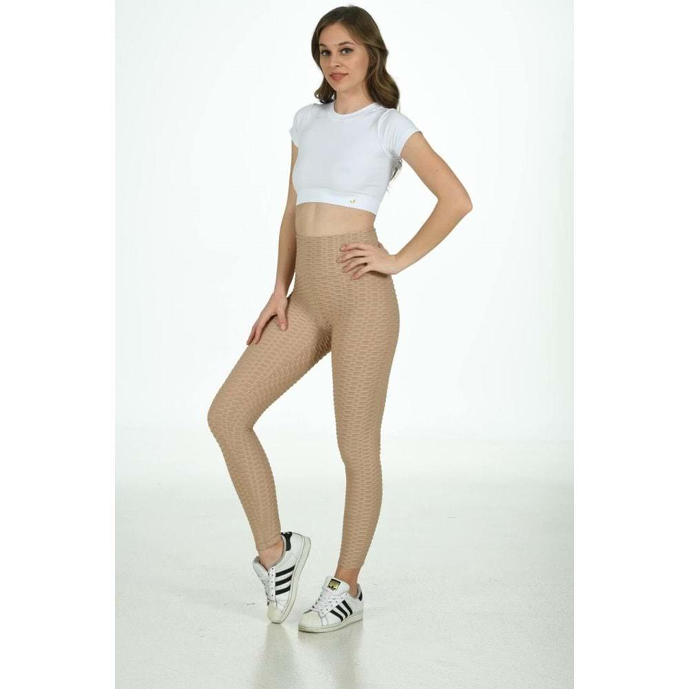 Mary Lüx 174 Bayan Brezilya Kaktüs Yüksek Bel Tayt