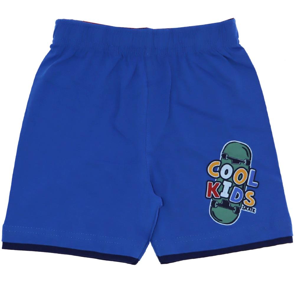 1195 Cool Kids Baskılı Erkek Çocuk Şort 1-4 Yaş