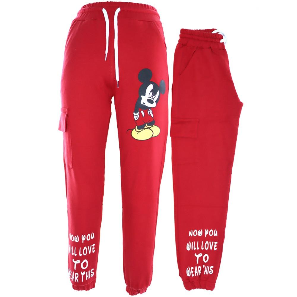 Pandax Kompakt Likralı Mickey Baskılı Alt 5-8 Yaş