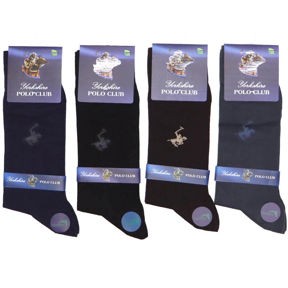 Polo Clup Dikisşiz Jakarlı Desen Bambo Kutlu Erkek Likralı Soket Çorap