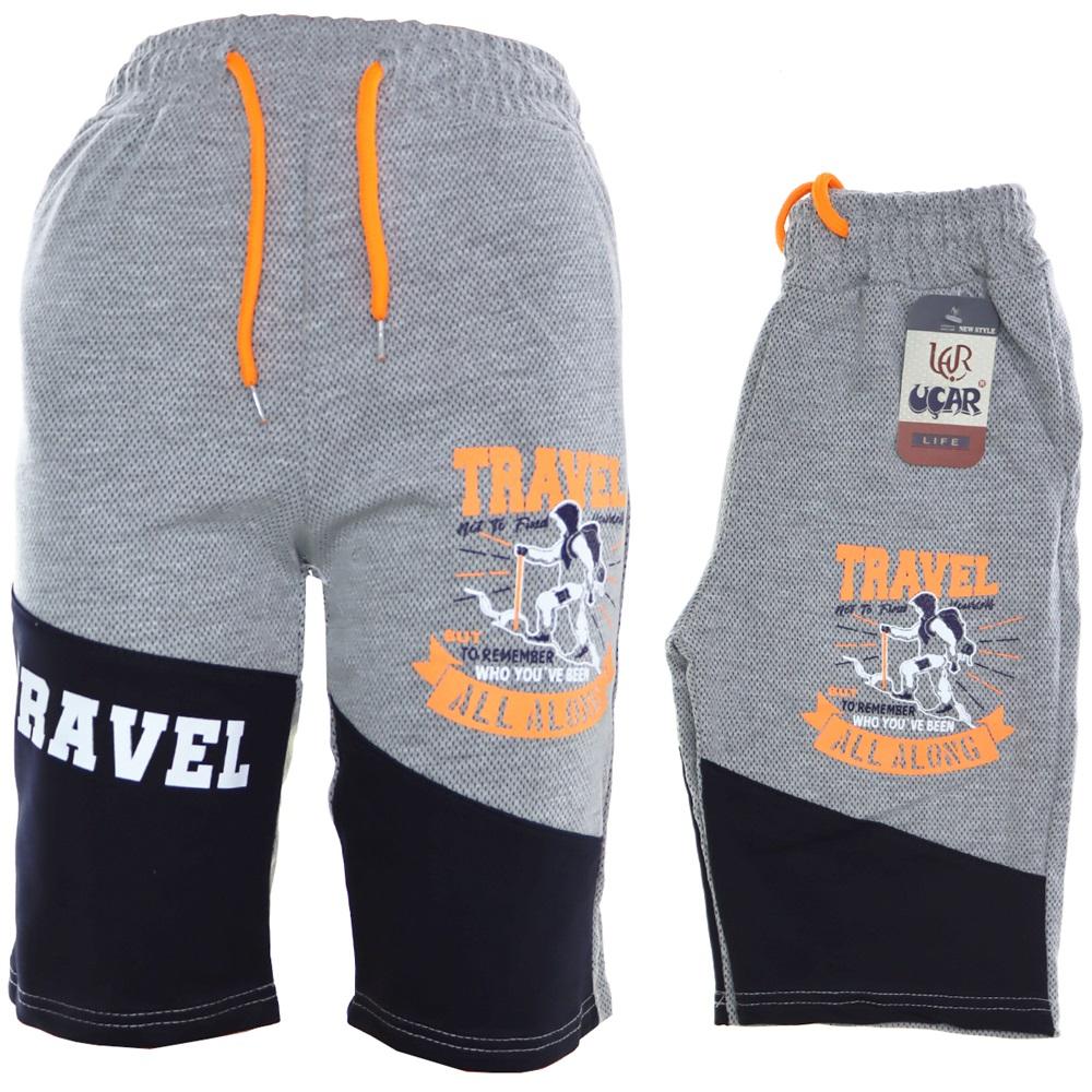 542-3 Kompakt Petek Desen Erkek Çocuk Kapri 13-16 Yaş