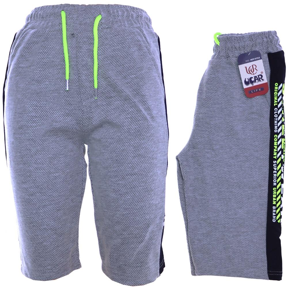 544-3 Kompakt Petek Desen Yanlar Garnili Erkek Çocuk Kapri 13-16 Yaş