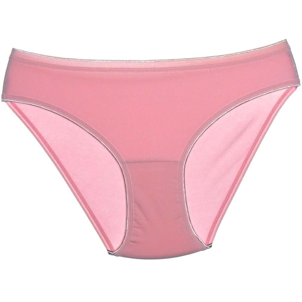 Gümüş 5001 Bayan Düz Bikini (601) - A. Pembe