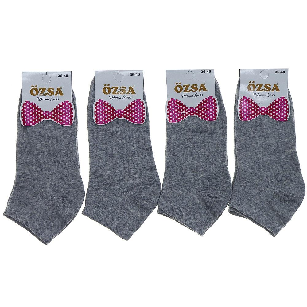 Özsa 3544 Bayan Penye Likralı Patik Çorap