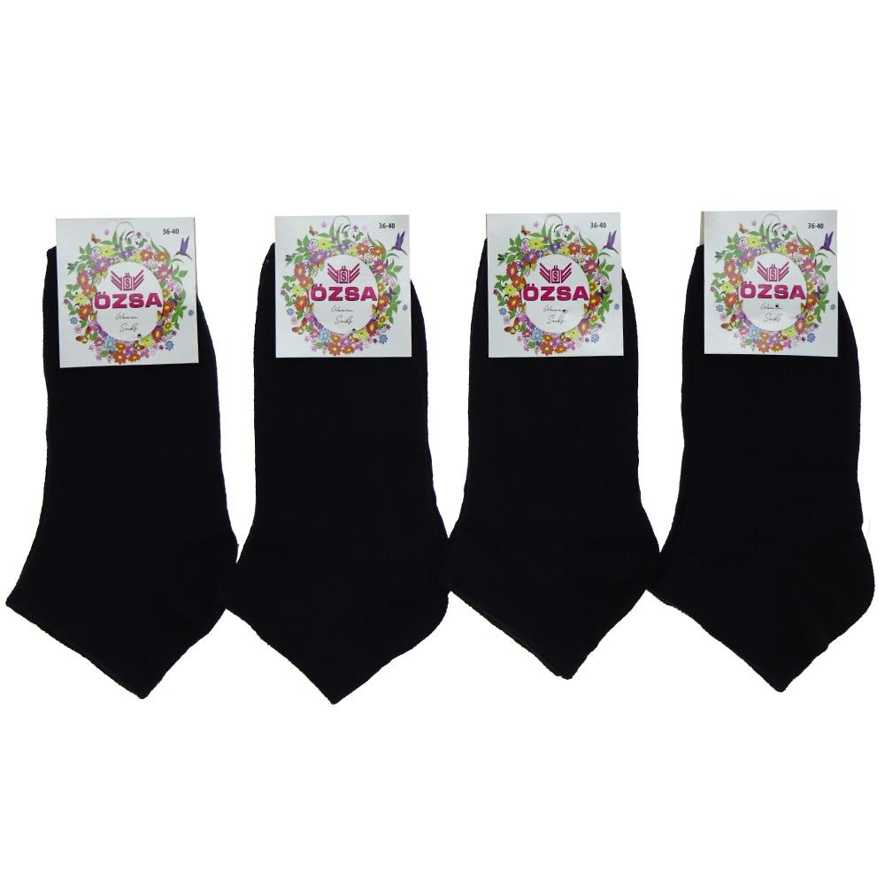 Özsa 3544 Bayan Penye Likralı Patik Çorap