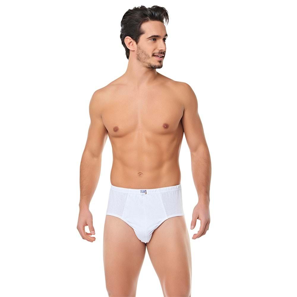 Seher Yıldız 0005 Erkek Penye Renkli Kom Slip Külot - Siyah - 2