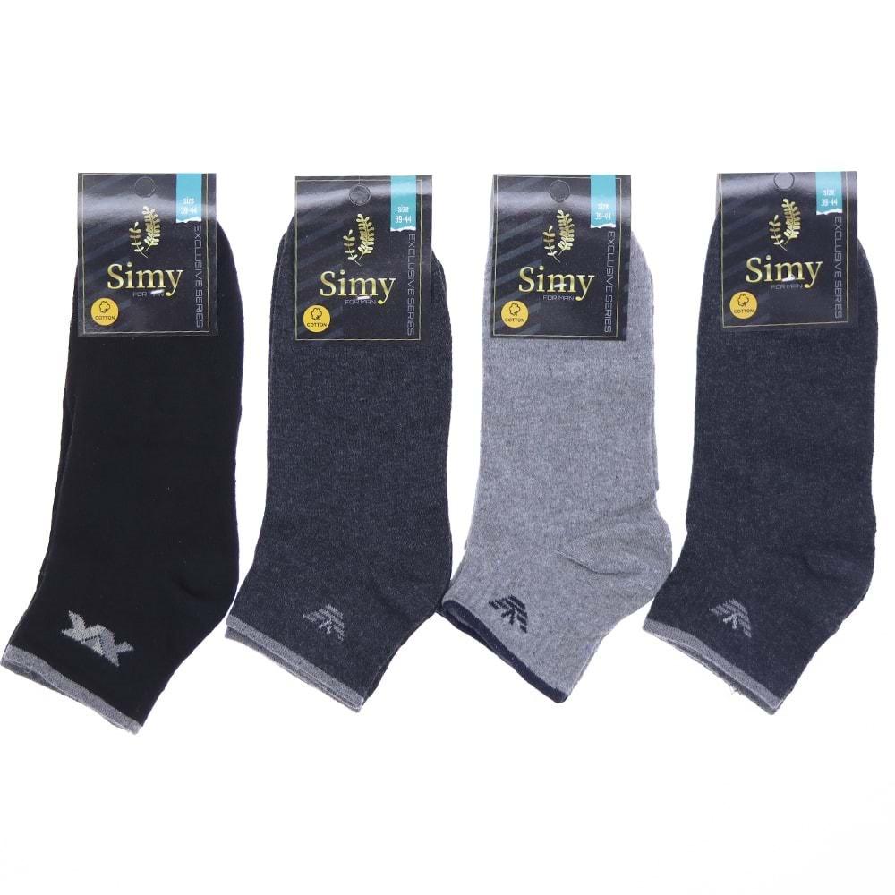 Simy Erkek Likralı Patik Çorap