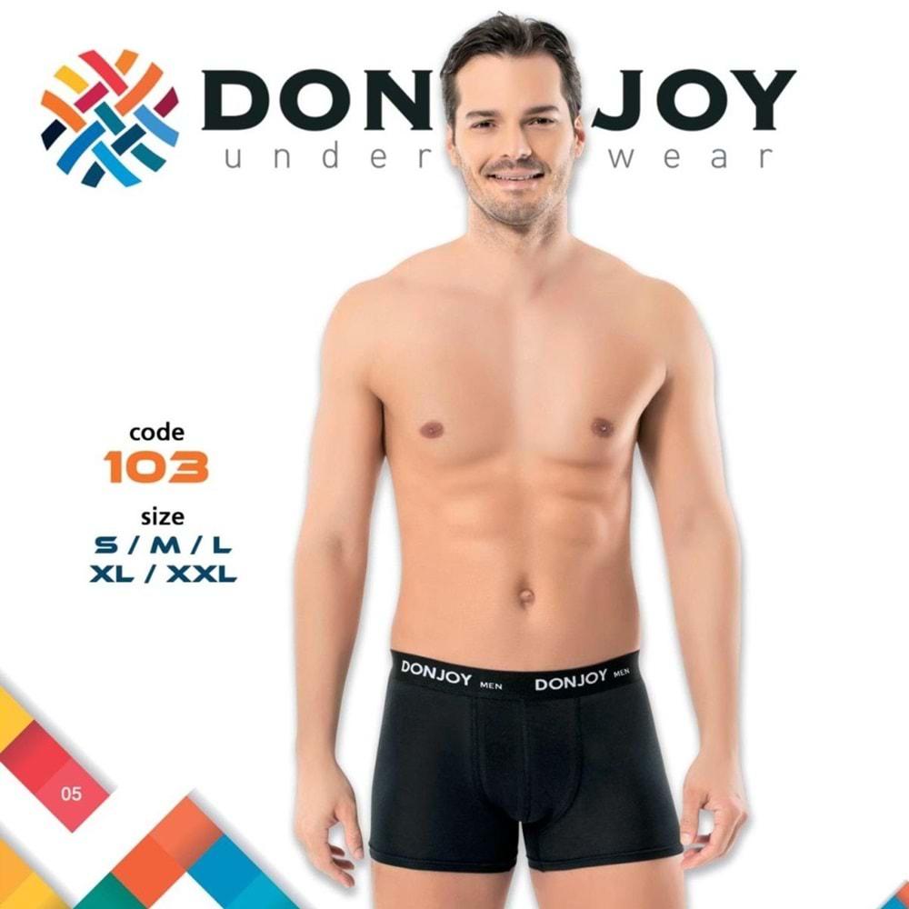 Donjoy Dj 103 Erkek Penye Likralı Boxer Short