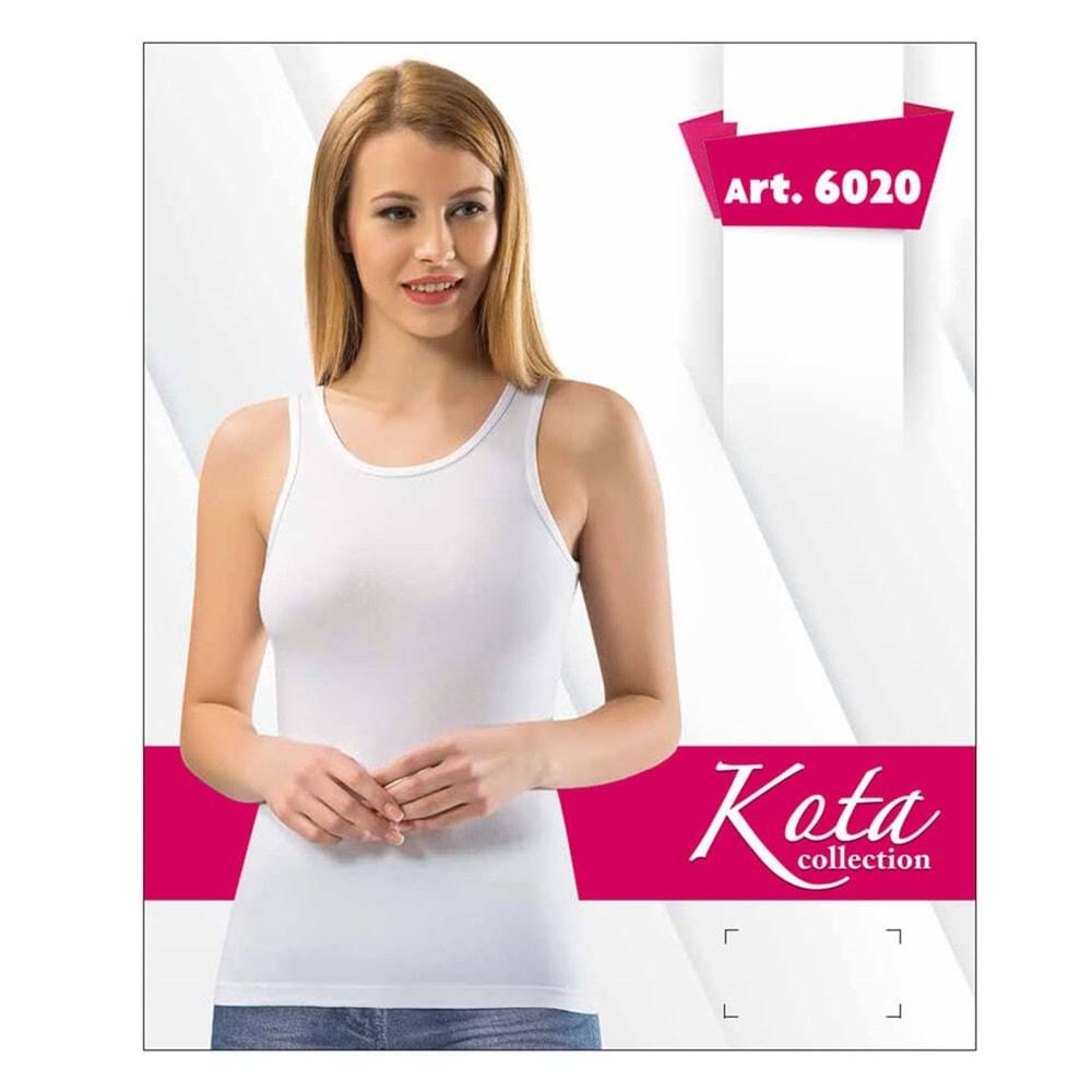Kota 6020 Bayan Geniş Askı Atlet - Kırmızı - L