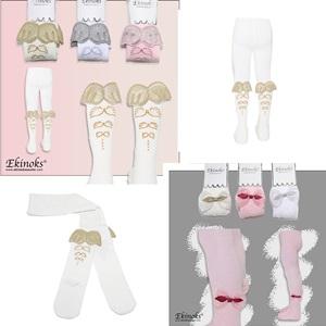 Ekinoks Çocuk Aksesuarlı Külotlu Çorap - Karışık Renk - 9-10 YAŞ