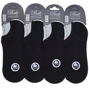 Bali 0023 Erkek Likralı Koton Görünmez Dikişsiz Sneakers Çorap