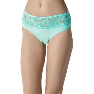 Miss Blue 5140 Bayan Önü Dantelli Likralı Bato Külot 2XL