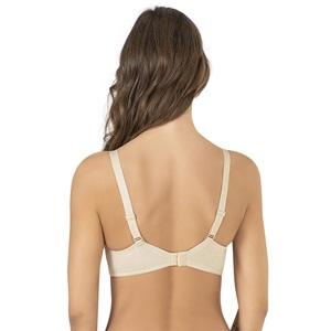 Nbb 352 Bayan Elastan Mikrofiber Top. Dantelli Battal Sütyen 100-110 - Ten - 105