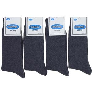 Adıgüzel Erkek Düz Likralı Penye Soket Çorap