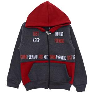 Em&sa Life KT-3052 Erkek Çocuk Just Keep Bas.Boydan Ferm.3İp Sweat 9-12 Yaş