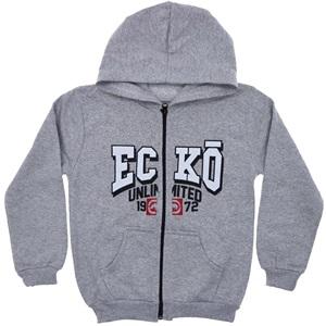 Damlanur 1001 Erkek Çocuk Ecko Bas Fermuarlı 2 İp Şardonlu Hırka 9-12 Yaş