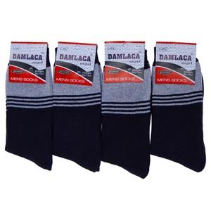 Damlaca 2709 Erkek Likralı Penye Soket Çorap