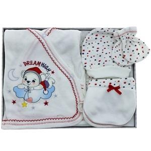 Hopipop 305 Dream Hıgh Ayılı 5 Parça Zıbın Seti 0-3 Ay