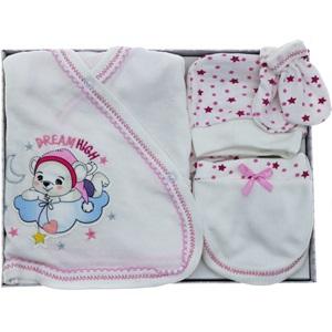 Hopipop 305 Dream Hıgh Ayılı 5 Parça Zıbın Seti 0-3 Ay