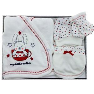 Hopipop 305 My Litte Rabbit 5 Parça Zıbın Seti 0-3 Ay