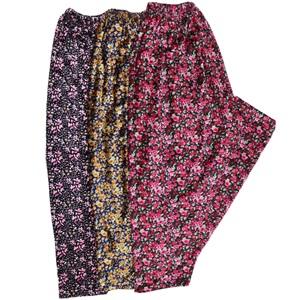 Menekşe Bayan Likralı Kadife Cepli şalvar Alt Standart