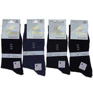 Pekesen Erkek Bilgisayarlı Dikişsiz Likralı Soket Çorap