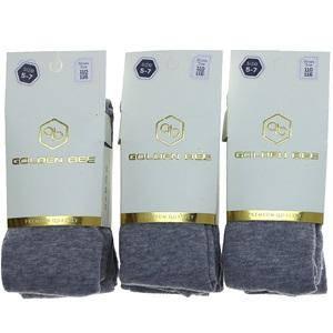 Golden Bee 6925 Kız Çocuk Düz Külotlu Çorap - Gri