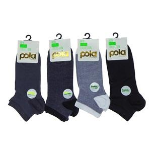 Pola 4180-4184 Erkek Bambu Patik Çorap