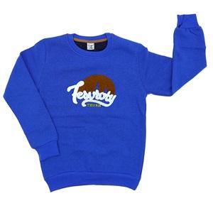 Deniz Life Erkek Çocuk Thorn Nakışlı Sıfır Yaka 2 İp Sweat 3-7 Yaş