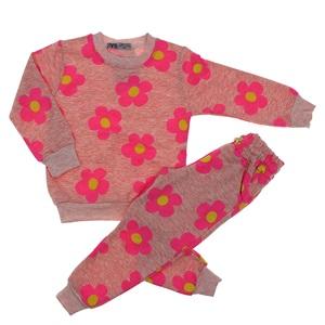 Zara Tintini Kids Kız Çocuk Penye 2 İp Şardonlu Papatya Bas Kabartma Takım 3-4 -9-10 Yaş