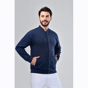 Pandomim 3151 Erkek Diagonel Boydan Düğmeli Mevsimlik Ceket S-2XL